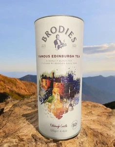 Brodies Famous Edinburgh Tea Edinburgh Castle 50 Tea Bags Black Tea - Picture 1 of 8