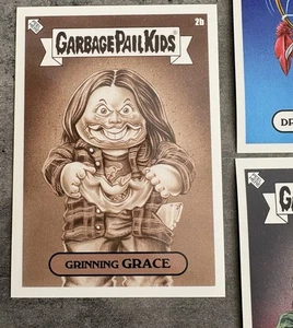 2022 Topps Garbage Pail Kids - Oh the Horrible Wave 1 Complete Set + Grace Sepia - Picture 1 of 5