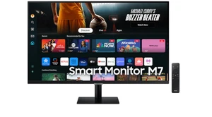SAMSUNG 32-Inch 4K Ultra HD LED Computer Monitor LS32DM702UNXGO - Picture 1 of 1