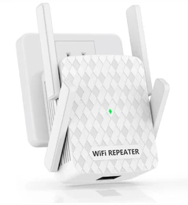 WiFi Extender Signal Booster, Internet Wireless Repeater for Home, 10000sq.ft-US - Picture 1 of 7