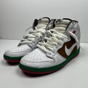 Nike SB Dunk High Herren Größe 12 Cali 2014 Turnschuhe weiß braun grün rot - Bild 1 von 13
