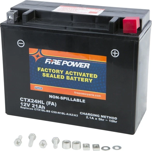 Fire Power Factory Activated Sealed Battery #CTX24HL-BS(FA) - Image 1 of 1