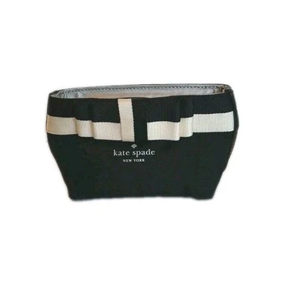 KATE SPADE BARROW STREET BELLE 硬币或化妆包黑色/奶油色  — 第 1/4 张图片