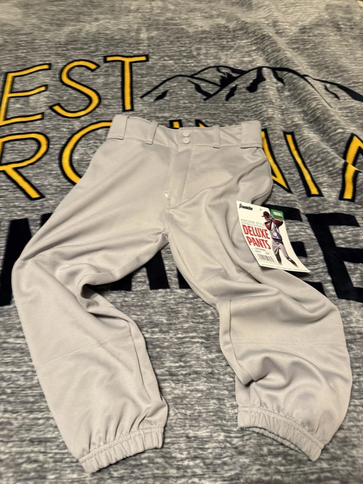 Pantalones de béisbol Franklin Youth pequeños, bragas, grises Foto 1 de 4