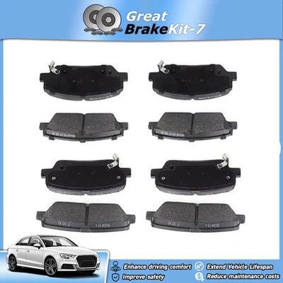 Front & Rear Disc Brake Pad for 2011 2012 2013 2014 Hyundai Genesis Coupe 2.0L - Image 1 of 4