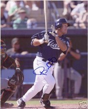 BRIAN GILES SAN DIEGO PADRES SIGNED 8X10 PHOTO W/COA