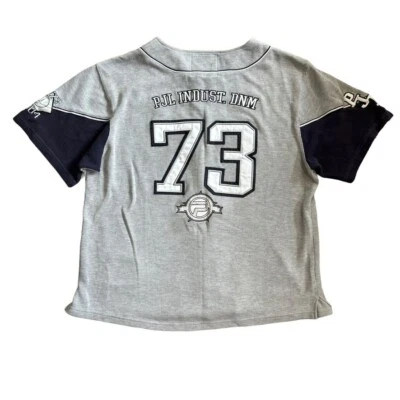 Vintage Pepe Jeans London #73 Button Up Baseball Jersey Sz XL Embroidered - Image 1 of 4