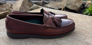 Sebago Herrenschuhe Hergestellt in den USA Größe 11 D Braun Leder Quaste Slipper Halbschuhe - Bild 1 von 10