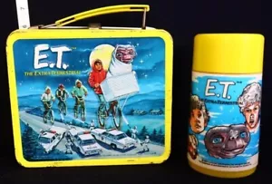 Vintage metal ET lunchbox w/ thermos - Picture 1 of 6