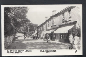 Isle of Wight History Postcard - Old Freshwater Street Scene c.1923 - S872 - Picture 1 of 2