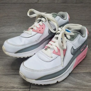 Nike Air Max 90 LTR "LT Smoke Grey/Metallic Silver" YOUTH 5Y - CD6864-004 - Picture 1 of 12