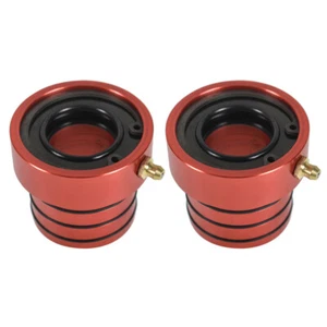 Labwork 2Pcs Front Axle Tube Seal Pair For Jeep ZJ MJ JK TJ XJ 30/44 Red - Picture 1 of 8