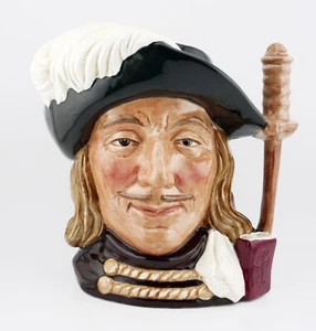 Seltener Vintage großer königlicher Doulton Charakterkrug D6441 ~ Aramis - Bild 1 von 3