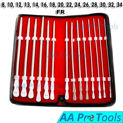 JUEGO DILATADOR ALEMÁN DITTEL DE 14 - 8FR A 34FR sonidos herramientas de urología Foto 1 de 2