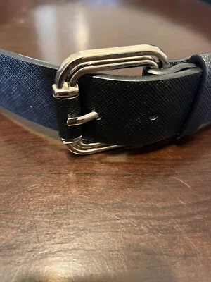 Cinto preto feminino Nine West tamanho grande - Imagem 1 de 2