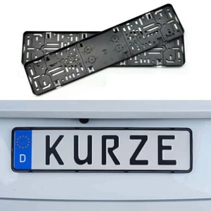 2x Stück TOP Elegante Rahmenlose Kennzeichenhalter Für Kennzeichen 520 x 110 mm - Bild 1 von 5