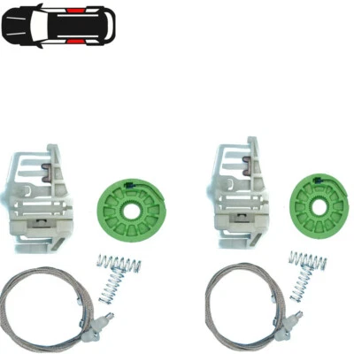 Window Regulator Repair Kit Rear Left & Right For BMW E90 328 330 335 2006-2011 - Image 1 of 4