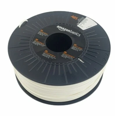 Filamento para impresora 3D AmazonBasics ABS, 2,85 mm, blanco, carrete de 1 kg Foto 1 de 4