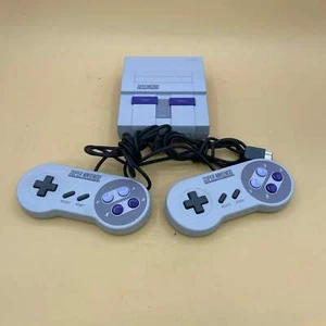 Super Nintendo Entertainment System SNES Video Game Console CLV-201 Gray - Picture 1 of 9
