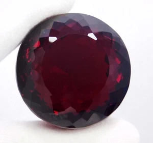 CERTIFIED Natural 429 Ct + Kenya Red Tsavorite Garnet Round Cut Loose Gemstone - Bild 1 von 6