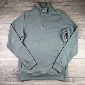 Mens Adidas Equipment Grey Quarter Zip Jumper Sweater Top Size M - Picture 1 of 8