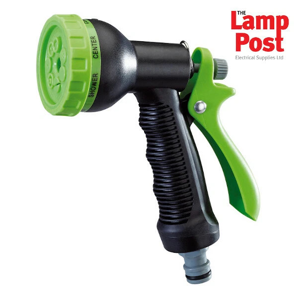 Draper 26246 Garden Watering Hose Spray Gun 7 Pattern Soft Grip Plant Sprayer - Image 1 of 1