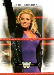 2017 Topps WWE Women's Division Wrestling Card Legend #R-42 Trish Stratus - Picture 1 of 2