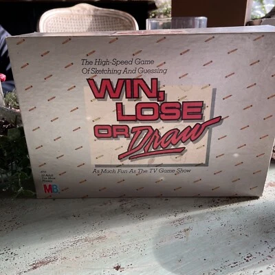Vintage 1988 “Win Lose or Draw” Board Game Milton Bradley Walt Disney - Image 1 of 4