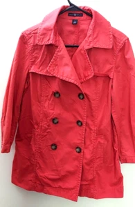 Gap Women's Cotton Peach Button Front Long Sleeve Jacket - M - Picture 1 of 4