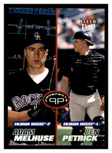 2001 Ultra #247 ADAM MELHUSE / BEN PETRICK PROS Colorado Rockies ~F2R