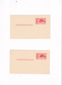 1940'S U.S. POSTAGE TWO 4 CENT EAGLE AIR MAIL POSTKARTE UNGEBRAUCHT - Bild 1 von 2
