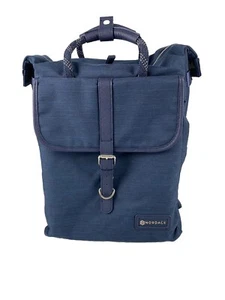 Nordace Rucksack Backpack Navy Blue USB Laptop RFID Protection Like New - Foto 1 di 21