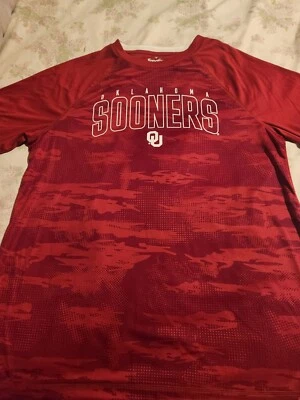 Pantalón Corto Raglán Camuflado Contorno Arco Carmesí Fanatics Oklahoma Sooners Para Hombre... Foto 1 de 4