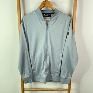 Under Armour Jacket Mens Small Gray Coldgear Zip Up Long Sleeve Outdoor - Picture 1 of 10