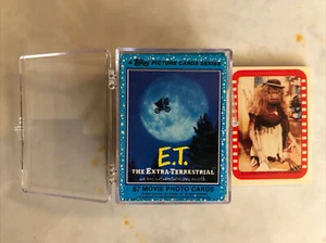 1982 Topps E.T. the Extra-Terrestrial Movie Complete 87-Card 11-Sticker Set - Picture 1 of 10