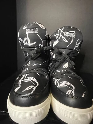 Botas de invierno impermeables Cougar, negras/blancas, para mujer 10  Foto 1 de 4