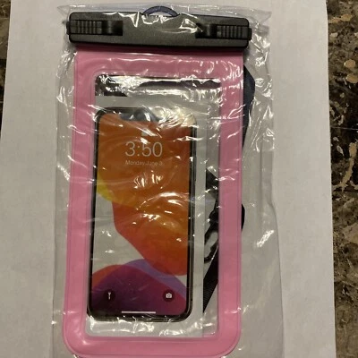 Waterproof Phone Holder BAG with LANYARD for iPhone, Samsung.  All Smart phone - Image 1 of 2