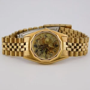 Bulova T1 Gold Tone Quartz Analog Women's Watch Sz. 5 1/2" for Repairs - Picture 1 of 10