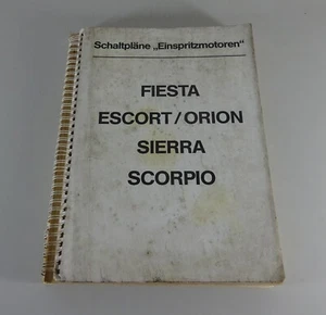 Eléctrico Diagramas de Cableado Ford Fiesta Escort Orion Sierra Escorpio' - Imagen 1 de 4