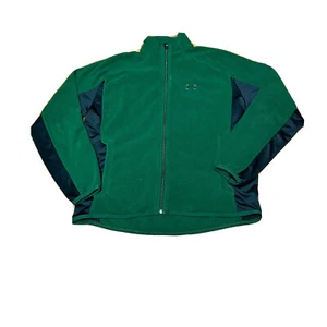 Under Armour Full Zip Mock Neck Fleece Sweater Men’s Small Green Pockets Stretch - Bild 1 von 8