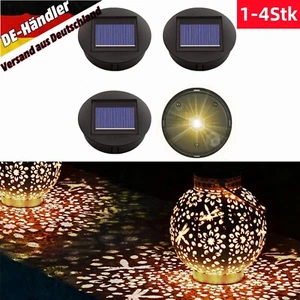 1-4Stk Neu Solarleuchten Ersatz Top mit LED Leuchtmitteln Solarpanel Latern DE - Bild 1 von 28