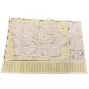 Hoja de ruta vintage de Iowa State Rand McNally 1996 puntos de interés - Imagen 1 de 8