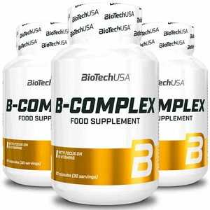 Vitaminas BIOTECH USA B-COMPLEX - apoya las funciones de todo el cuerpo - Imagen 1 de 13