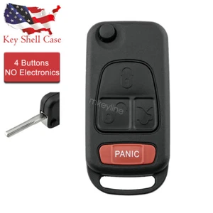 Replacement Remote Car Fob Flip Key Shell Case for Mercedes Benz ML320 1998-2003 - Bild 1 von 8