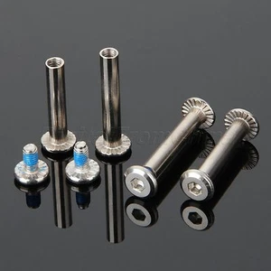 10 Pcs Roller Skates Parts Axle Screws 1.22"/1.42" Skidding Nails Screws Replace - Picture 1 of 8