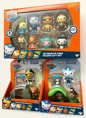 Conjunto de presente OCTONAUTS CREW, KWAZII e capt. Pacotes de aventura acima e além BARNACLES - Imagem 1 de 4
