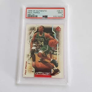 Paul Pierce 1998 SP Authentic NBA 2K #2K10 Rookie RC Boston Celtics PSA 9 HOF - Picture 1 of 2