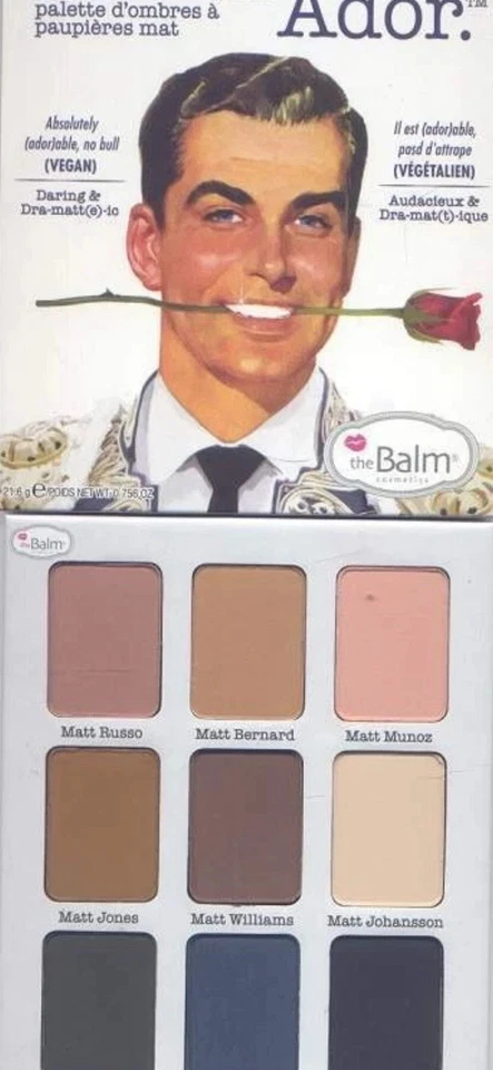 theBalm Meet Matt(e) Ador Matte Eyeshadow Palette Authentic USA