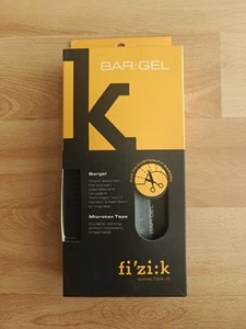 New In Box Fizik Microtex Tape w/ Cut To Custom Fit Bar Gel Made in Italy Black - Picture 1 of 4