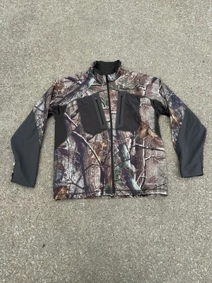 Men's GSX Realtree AP HD Soft shell Windbreaker Hunting Jacket Pockets Medium - Image 1 of 4